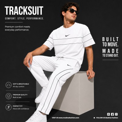 Stylish Sports Track Suit 2 pcs full Set
