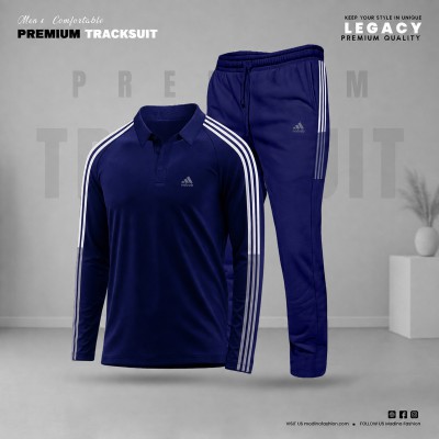 Stylish Sports Full Sleeve Track Suit 2 pcs full Set