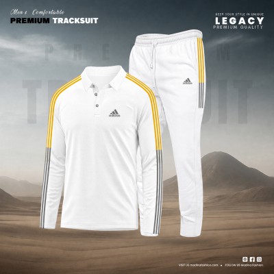 Stylish Sports Full Sleeve Track Suit 2 pcs full Set