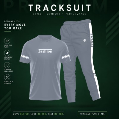 Premium Men's Sports Track Suit 2 pcs full Set